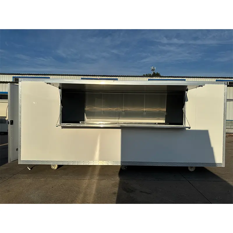 Heavy-tugas Steel Outdoor Street Food Kiosk