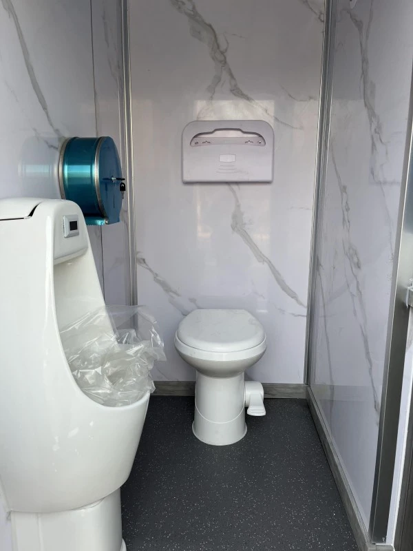 Two Station Portable Toilet Trailer