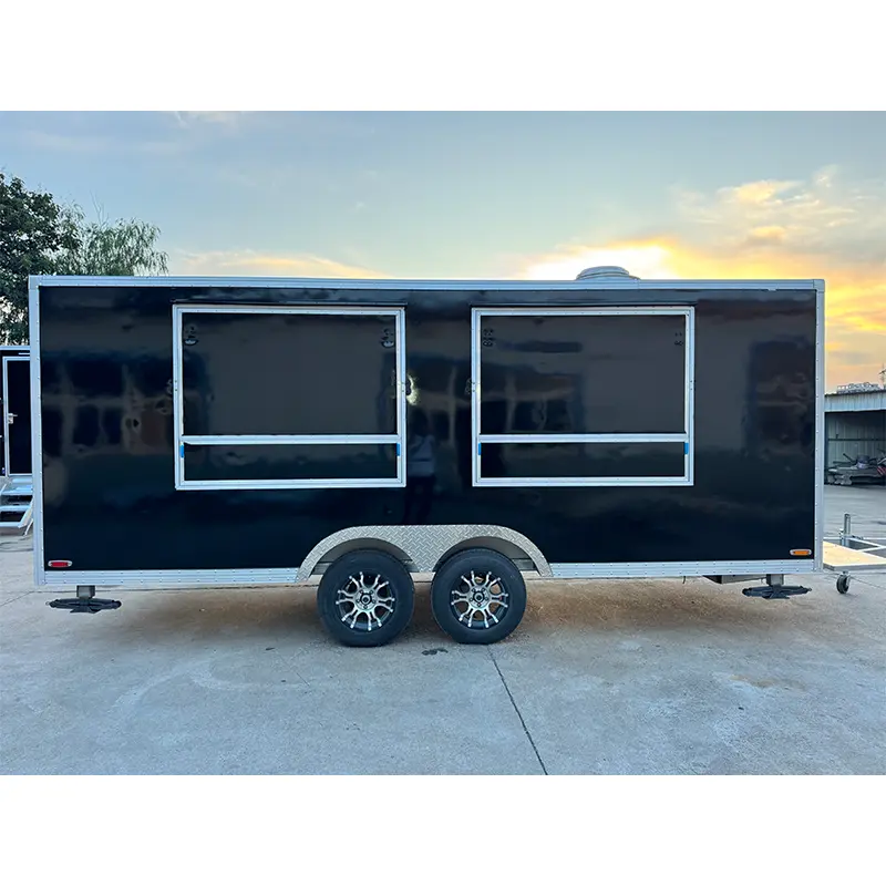 Multi-Window Square Vending Trailer